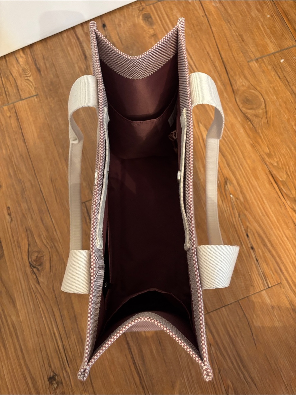 lululemon athletica Pink Canvas Tote with Cream Straps - Picture 5 of 5